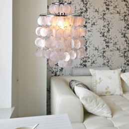 Modern Contemporary Mini Style Chrome Pendant Light