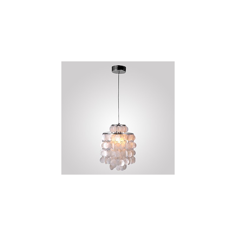 Modern Contemporary Mini Style Chrome Pendant Light