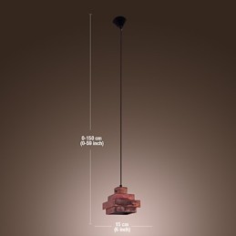 Traditional Classic Mini Style Painting Pendant Light