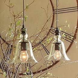 Traditional Classic Vintage Bowl Mini Style Pendant Light