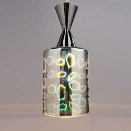 Dream laser Engraving Chrome Plated pendant lamp L