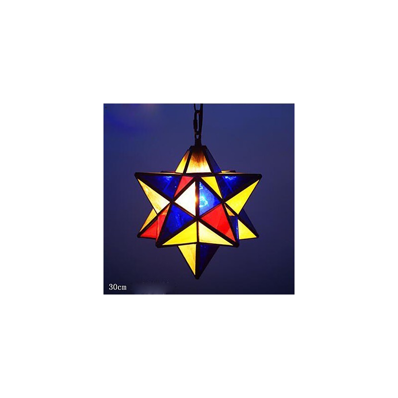 30CM Artistic Individuality Creative Porch Modern Stars Droplight Lamp