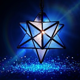 30CM Artistic Individuality Creative Porch Modern Stars Droplight Lamp