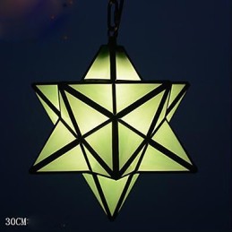 30CM Artistic Individuality Creative Porch Modern Stars Droplight Lamp