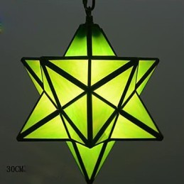 30CM Artistic Individuality Creative Porch Modern Stars Droplight Lamp