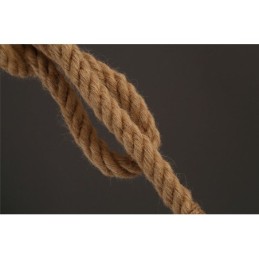 1 Light DIY Art Hemp Rope Light Creative Hemp Rope Chandelier Long 100cm Send 1 Bulb