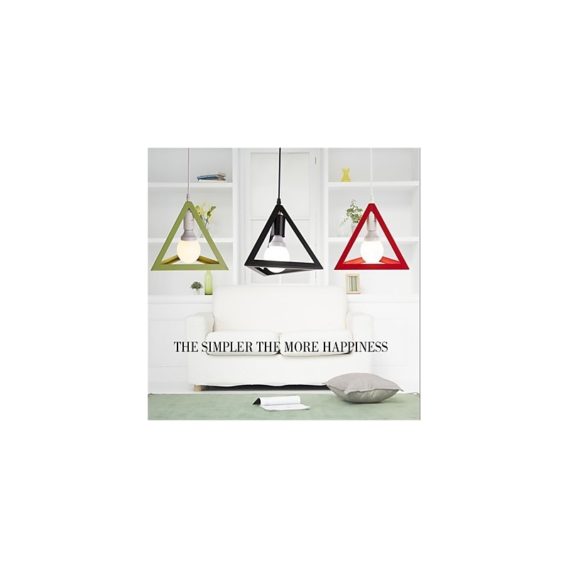 American Retro Birdcage Shape Iron Art Chandelier