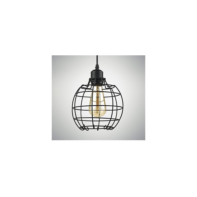 Edison Pendant Light Chandelier Wire Cage Hanging Ceiling Lampshade