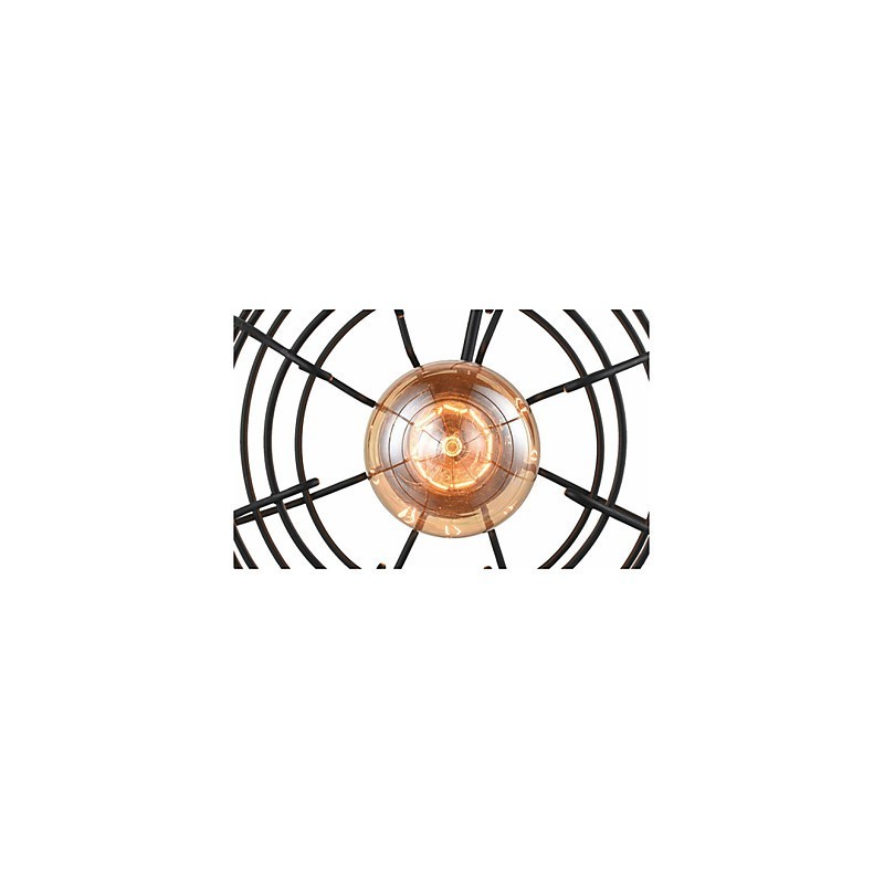 Edison Pendant Light Chandelier Wire Cage Hanging Ceiling Lampshade