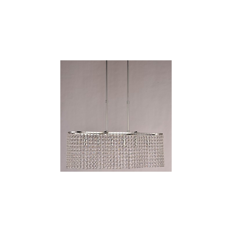 Modern Contemporary Crystal Electroplated Pendant Light