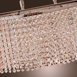 Modern Contemporary Crystal Electroplated Pendant Light