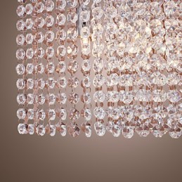 Modern Contemporary Crystal Electroplated Pendant Light