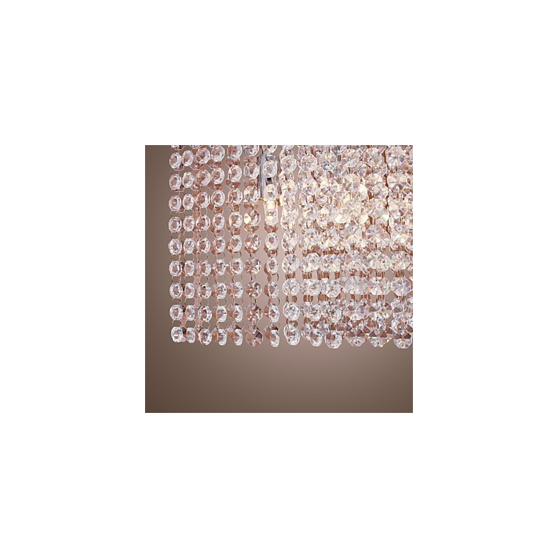 Modern Contemporary Crystal Electroplated Pendant Light