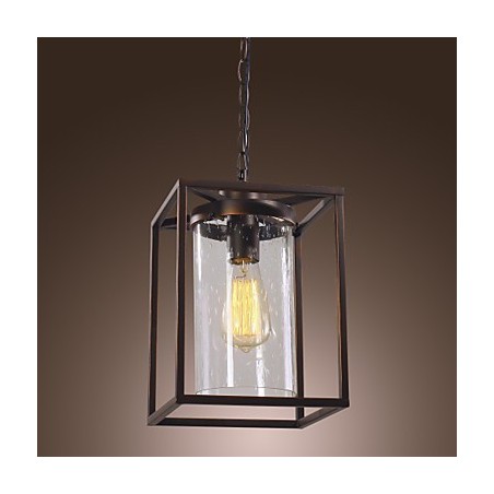 Traditional Classic Vintage Lantern Mini Style Electroplated Pendant Light Dining