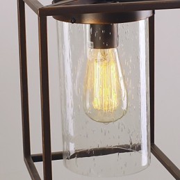 Traditional Classic Vintage Lantern Mini Style Electroplated Pendant Light Dining