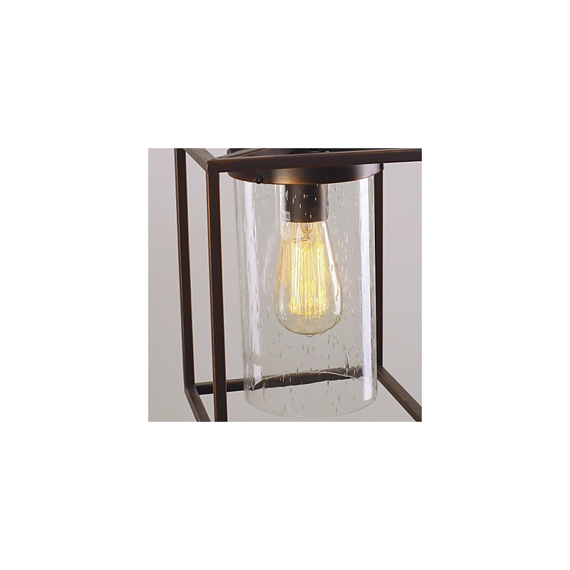 Traditional Classic Vintage Lantern Mini Style Electroplated Pendant Light Dining