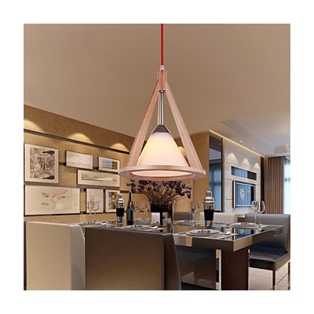 Designer Style Wood Chandelier lamp Elegant Contemporary Style Chandelier