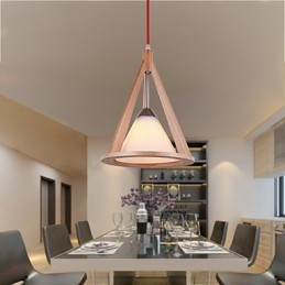 Designer Style Wood Chandelier lamp Elegant Contemporary Style Chandelier