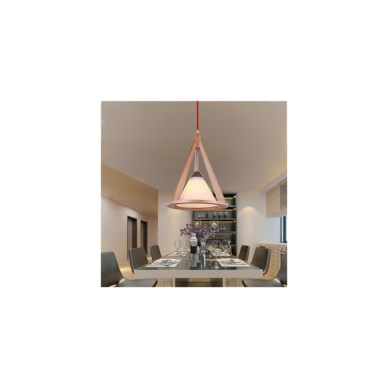 Designer Style Wood Chandelier lamp Elegant Contemporary Style Chandelier