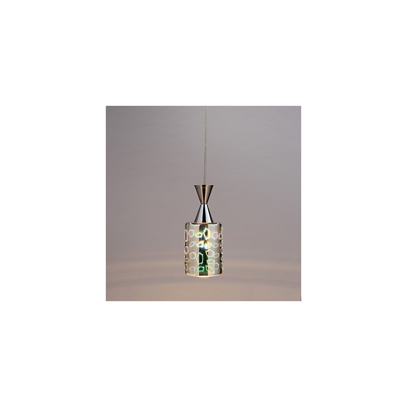 Dream laser Engraving Chrome Plated pendant lamp