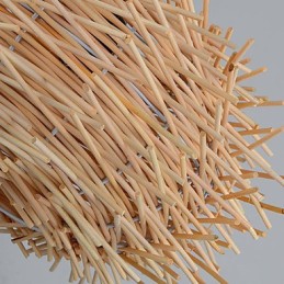 Chandelier Mini Style Lantern Wood Bamboo