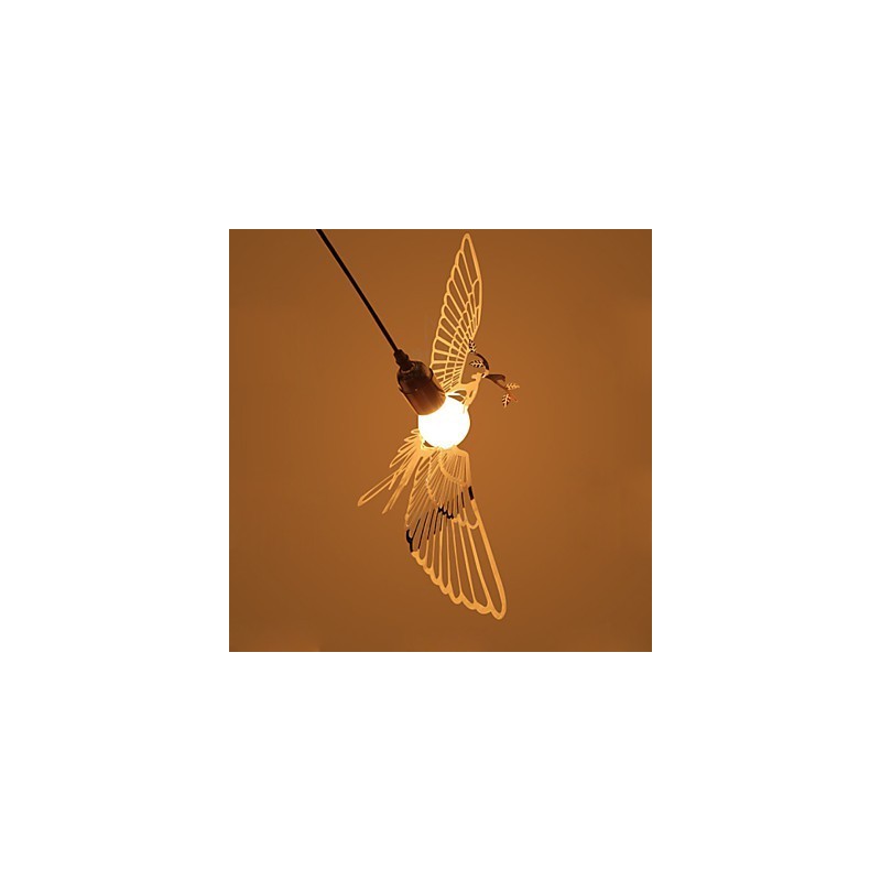Creative Modern Fashion Decoration Stainless Steel Bird Bird Droplight Lamp