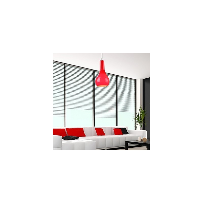 Modern Contemporary Mini Style Chrome Metal Pendant Light