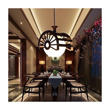 Modern Retro Style Of The Ancients For Classic Wooden Chandelier Lamp Lighting