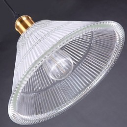 Contracted American Rural Industrial Glass Retro Droplight Falls Lamp