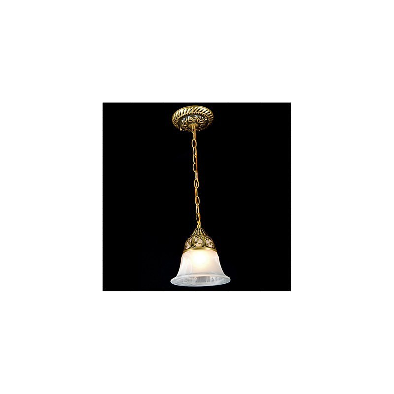 Traditional Classic Vintage Retro Bronze Metal Pendant Light