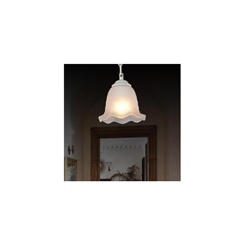 Traditional Classic Vintage Retro Painting Metal Pendant Light