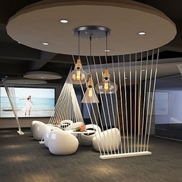 Northern American Creative Wood Grain Crystal Lamp Restoring Ancient Ways Lamp Light