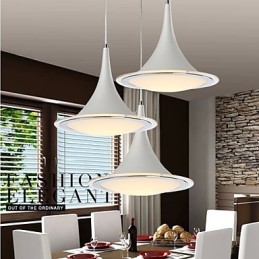 Trumpet Pendant Light Droplight Acrylic Chandelier