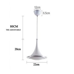 Trumpet Pendant Light Droplight Acrylic Chandelier
