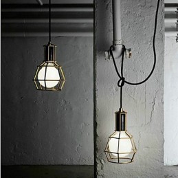 Country Electroplated Metal Pendant Light Garage