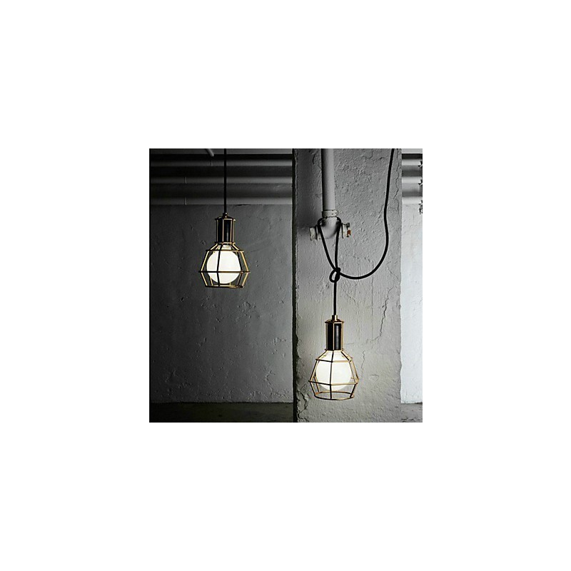 Country Electroplated Metal Pendant Light Garage