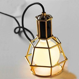 Country Electroplated Metal Pendant Light Garage