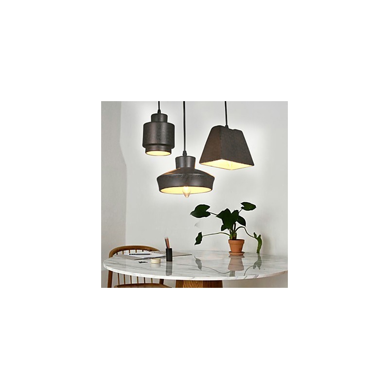 American Country Retro Glass Chandelier Rusty Sitting Droplight