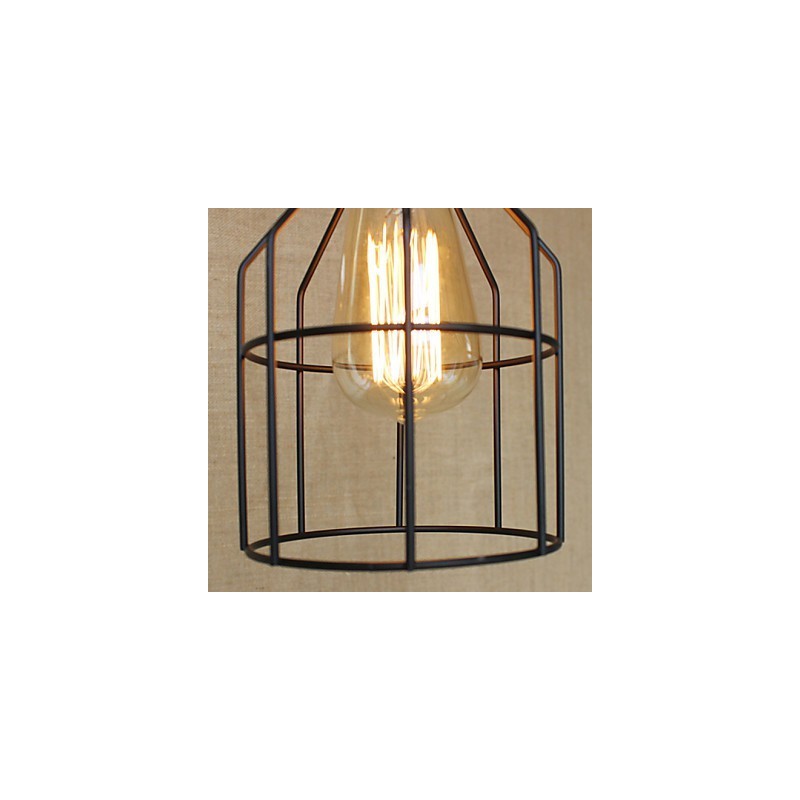 American Rural Industry Contracted Single Head Of Creative Small Hob Iron Chandelier