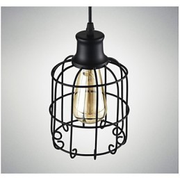 Edison Vintage Light Pendant Lamp Fixture Chandelier Cage Lampshade
