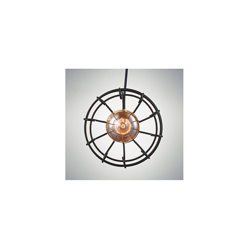 Edison Vintage Light Pendant Lamp Fixture Chandelier Cage Lampshade