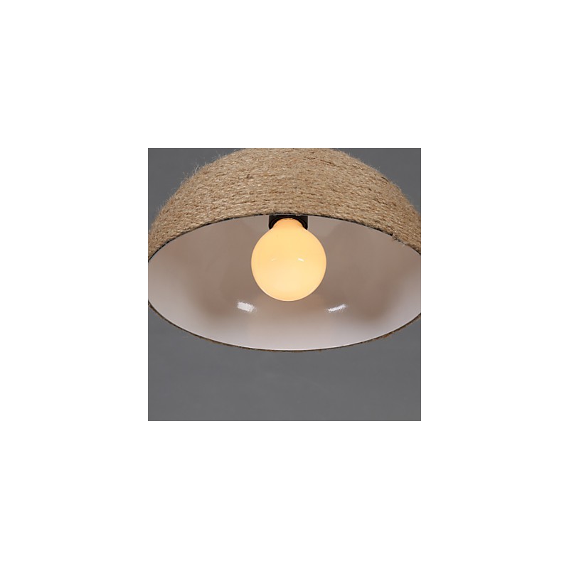 30*Restore Ancient Ways The Nordic Idea Semicircle Chimney Hand Hemp Rope Droplight