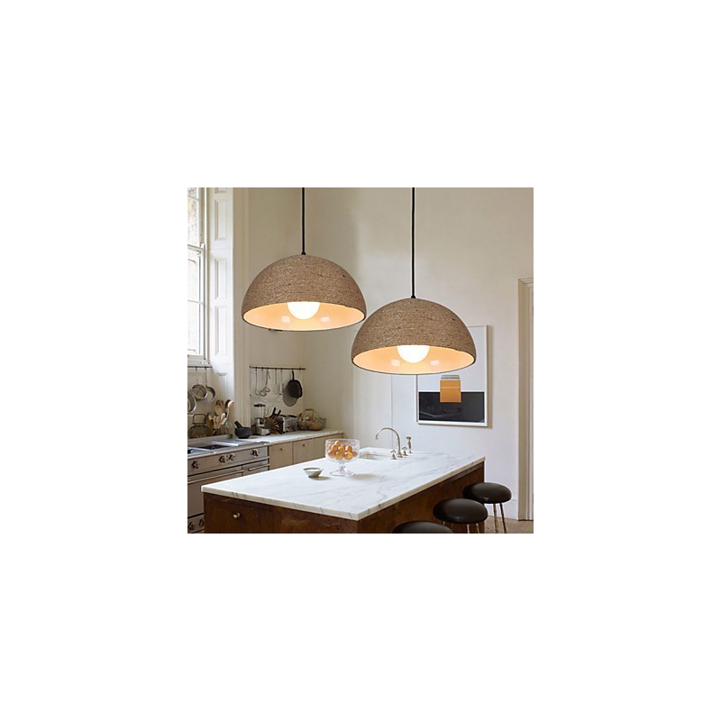 30*Restore Ancient Ways The Nordic Idea Semicircle Chimney Hand Hemp Rope Droplight