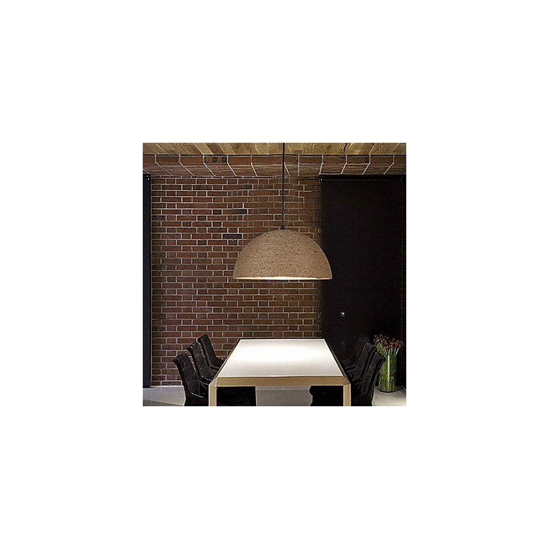 30*Restore Ancient Ways The Nordic Idea Semicircle Chimney Hand Hemp Rope Droplight