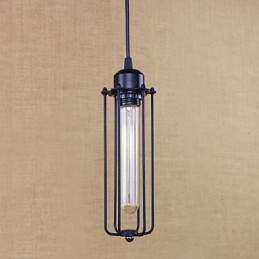 Rustic Wrought Iron Chandelier Light Pastoral Flute