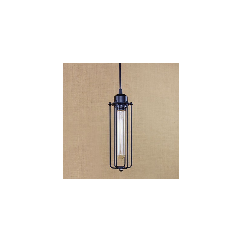 Rustic Wrought Iron Chandelier Light Pastoral Flute