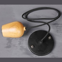 Country Mini Style Others Wood Bamboo Pendant Light Garage