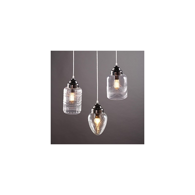 Modern Contemporary Traditional Classic Vintage Lantern Country Nickel Glass Pendant Light Dining