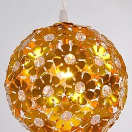 Modern Contemporary Crystal Mini Style Gold Metal Chandelier