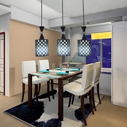 Perforations Nordic Wrought Iron Chandelier Lamp Light